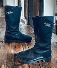 Moto Dress Motorrad Stiefel 42 Vintage Biker Leder Touren 70er 80er Polizei