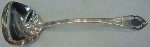 Pierced Handle by Manchester Sterling Silver Sauce Ladle 5 3/4"
