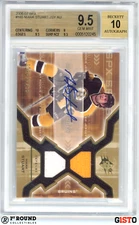 Mark Stuart RC BGS 9.5 w 10 Auto: 2006-07 SPx Rookie Card RPA Gisto /1299 POP 2