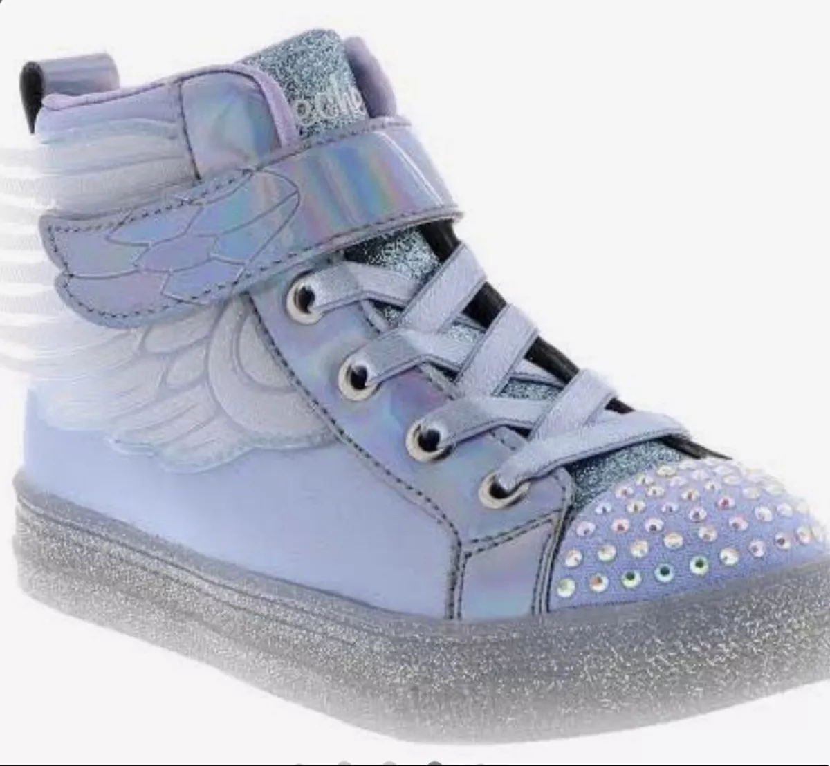 Twinkle Toes Shuffle Brights Sparkle Wings Light Up Sneakers 1 | eBay