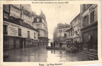 AK Hochwasser 1910 PARIS Place Maubert (996876)
