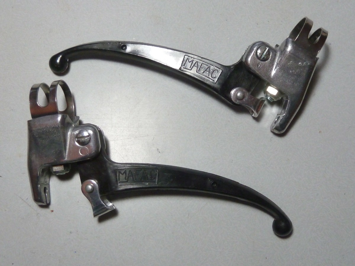 NOS Vintage Mafac Ville VDA flat bar plastic brake levers