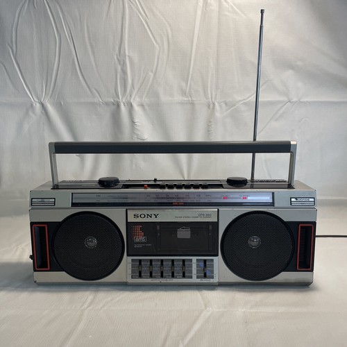 Vintage Sony CFS-350 Radio Cassette Player Recorder - Works With Issues (READ)