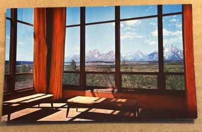 PC  UNUSED - VIEW FROM JACKSON LAKE LODGE, GRAND TETON NATIONAL PARK, MORAN, WYO
