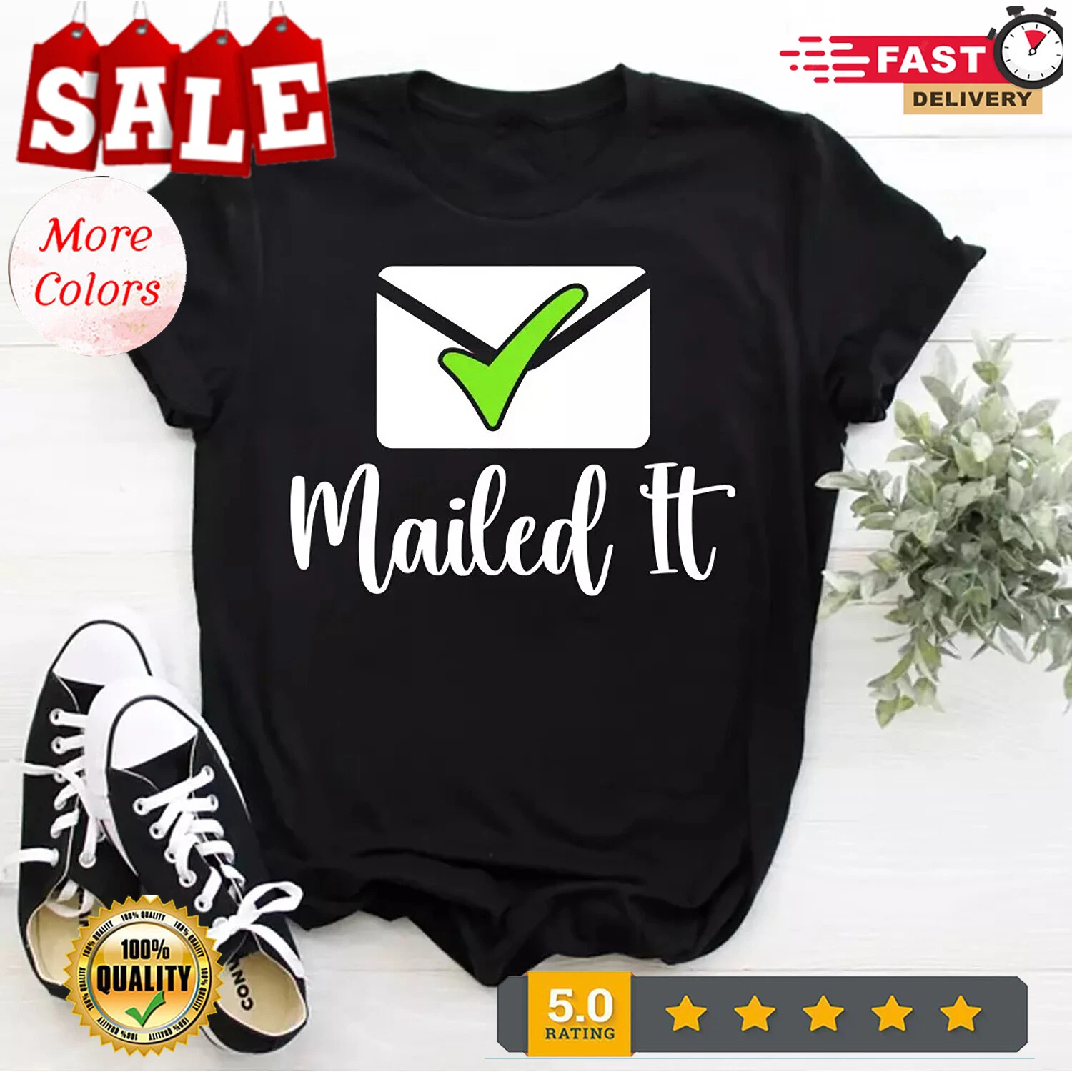 2026/Mail Carrier Funny Mailed It Postal Worker Mailman Postman T-Shirt Postman