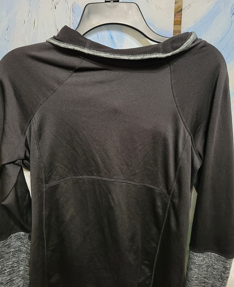 Avia Black Hoodie Long Sleeve Shirt Activewear Size M(810) RN 52469 eBay