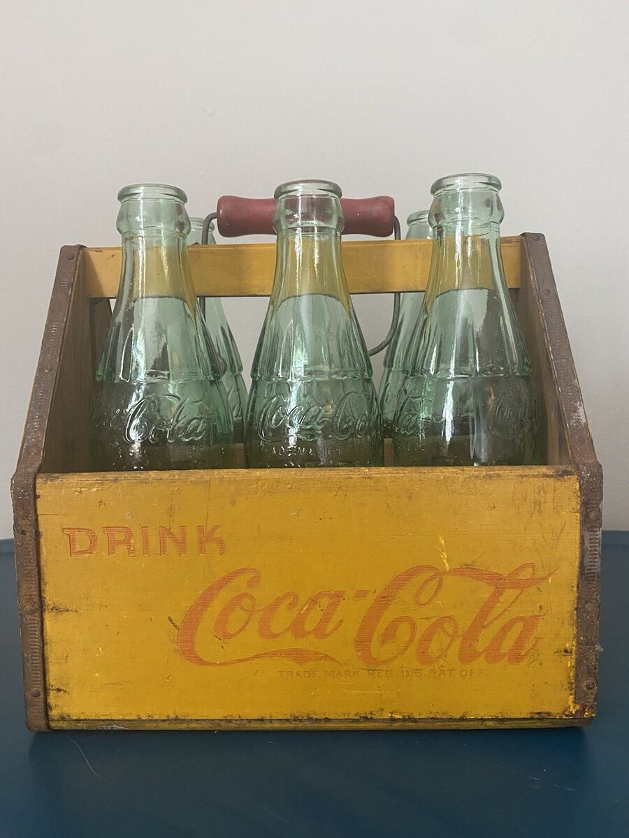 Coca-Cola 復刻ビンテージボトル　木製キャリングケース Coca-Cola 復刻ビンテージボトル 木製キャリングケース