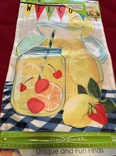 Meadow Creek Garden Flag, 11.5” X18" Welcome Lemonade New