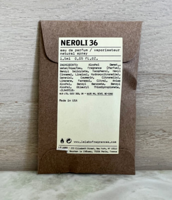 Le Labo Neroli 36 eau de parfum spray sample vial 0.05oz/1.5ml NEW!!! FRESH!!
