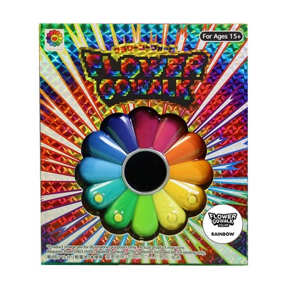 Takashi Murakami FLOWER GO WALK COLOR (Rainbow) Game with 1 set of