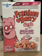 Collectors LIMITED EDITION HALLOWEEN FRANKEN BERRY MARSHMALLOWS CEREAL  9.6 Oz