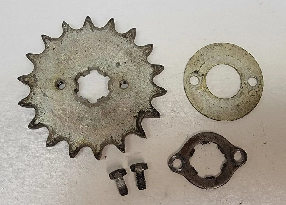 Передняя звездочка 18T с держателями 1974 Honda CB750 K4 74 CB 750 69 70 71 - Изображение 2 из 4