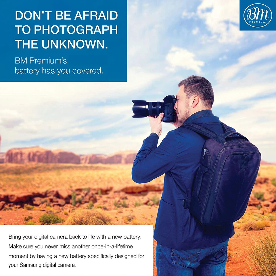 Batería BM SLB-10A para Samsung WB850F WB2100 SL310 SL420 SL502 SL620 SL720 SL820 Foto 4 de 4