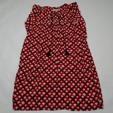 Ann Taylor LOFT Size Small Tassel V Neck Floral Print Lightweight Dress