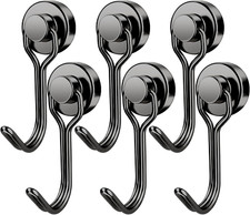 Magnetic Hooks 30 LBS Magnetic Hooks Cruise Black Heavy Duty Strong Neodymium Sw