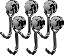 Magnetic Hooks 30 LBS Magnetic Hooks Cruise Black Heavy Duty Strong Neodymium Sw