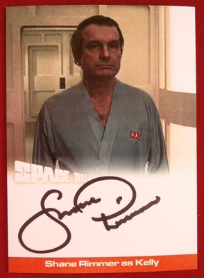 BLACK INK SHANE RIMMER AS LOMAX SR1 THE PERSUADERS! AUTOGRAPH CARD