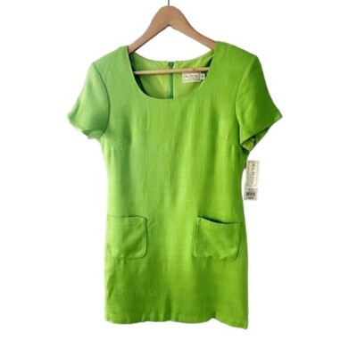 lime green petite dress Seaside Escape Mini Dress main image 0