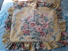 RALPH LAUREN-VINTAGE EVELYN STANDARD RUFFLED PILLOW SHAMS-4 AVAILABLE