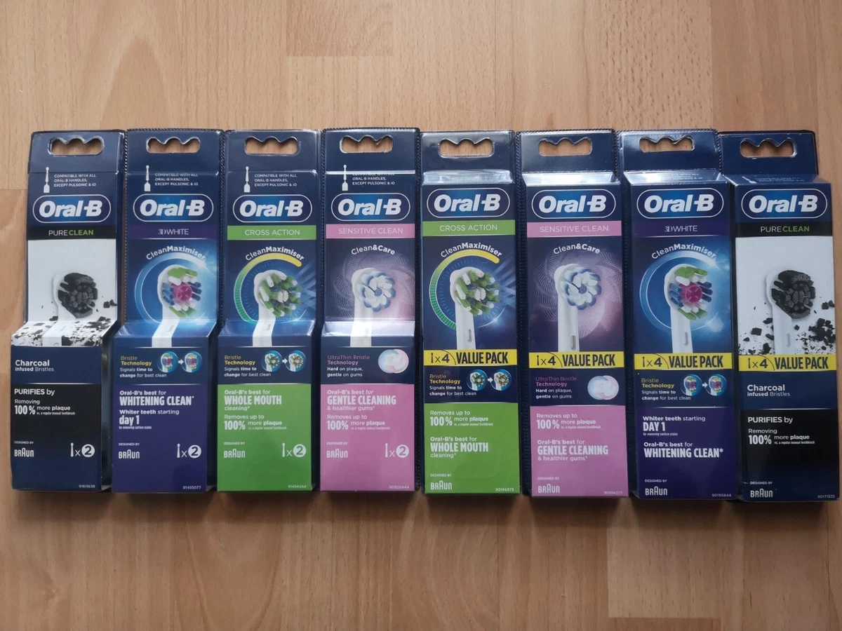Lot De 8 Ou 16 Têtes De Rechange Pour Brosse à Dent électrique Oral-B - Compatible Multiples Modèles
