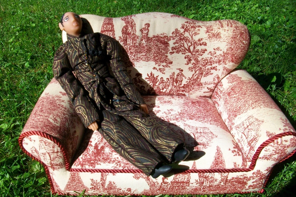 Valentino: уникальная художественная кукла ручной работы (Hollywood: Silent Films) - Изображение 4 из 4