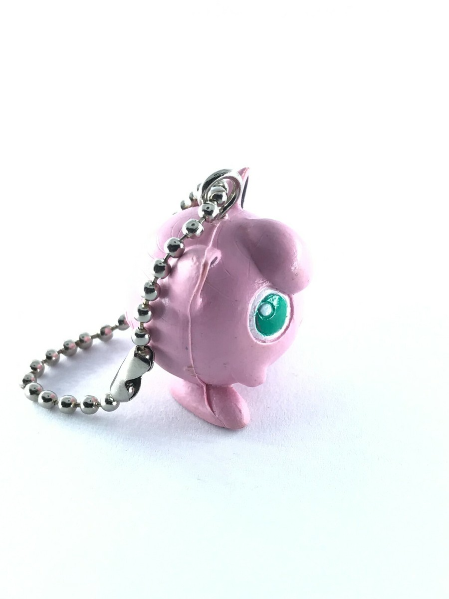 Jigglypuf 1998 Vintage Mini Figure No.7 key chain Pokemon Nintendo