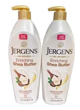 2-Pack JERGENS SHEA BUTTER DEEP CONDITIONING HAND AND BODY LOTION 26.5 OZ