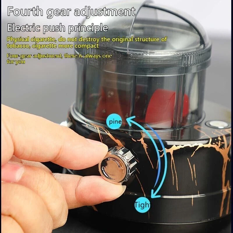 Automatic Cigarette Maker Electric Rolling Tobacco Roller Injector Tube Machine - image 3 of 4