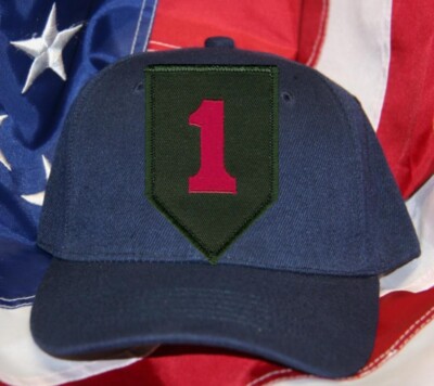 Cappellino US Army 1st Infantry Division 'Big Red One' &ndash; Unisex, Regolabile, Veterani Fort Riley