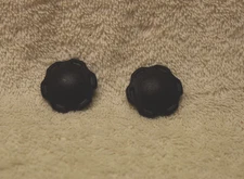 1  PAIR - NEW Riddell Speed Flex Football Helmet Chinstrap Thumb Screw -  BLACK