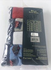 U.S. Polo Assn. Boys 4 Pack Boxer Briefs, Tag Free Size 14