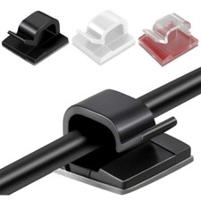 Kabelhalter Set selbstklebend Kabelklips Kabelf&uuml;hrung Kabelschelle Kabelmanager