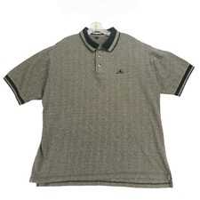 Vtg King Louie Polo Shirt Men XL Gray Golf Short Sleeve Retro Casual Made in USA