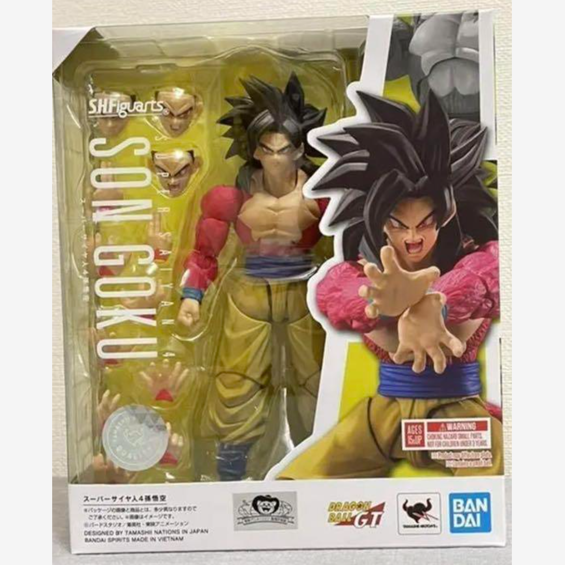 Dragon Ball Bandai Boneco Articulado Super Saiyan 4 Goku F00753