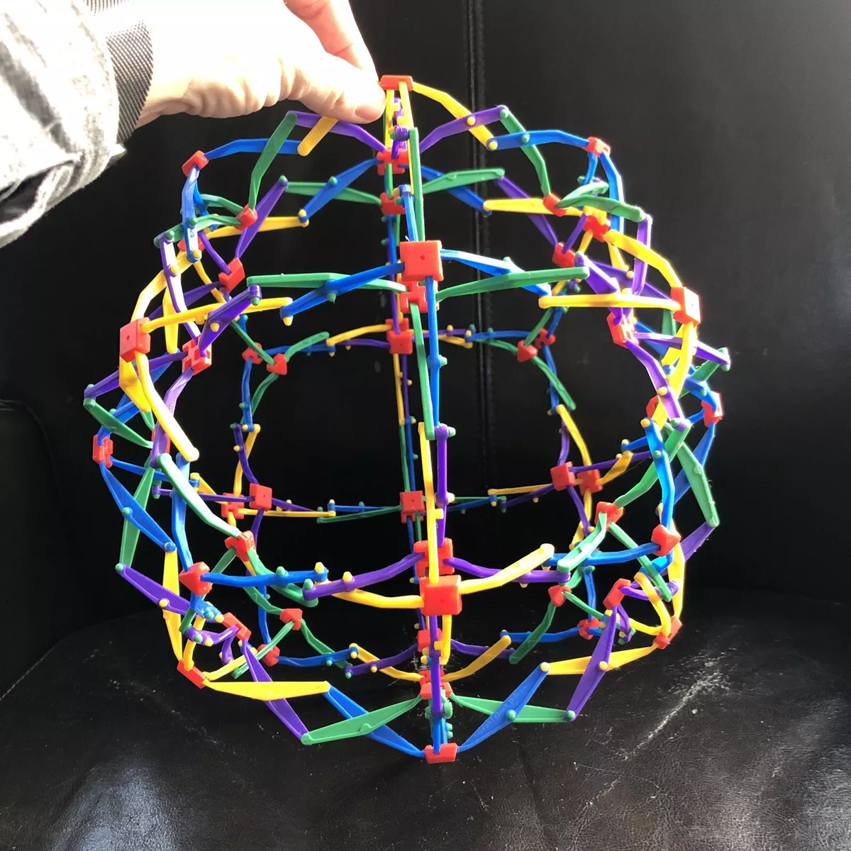 1997 Hoberman Sphere Large Original Expanding Ball Toy sturdy plastic