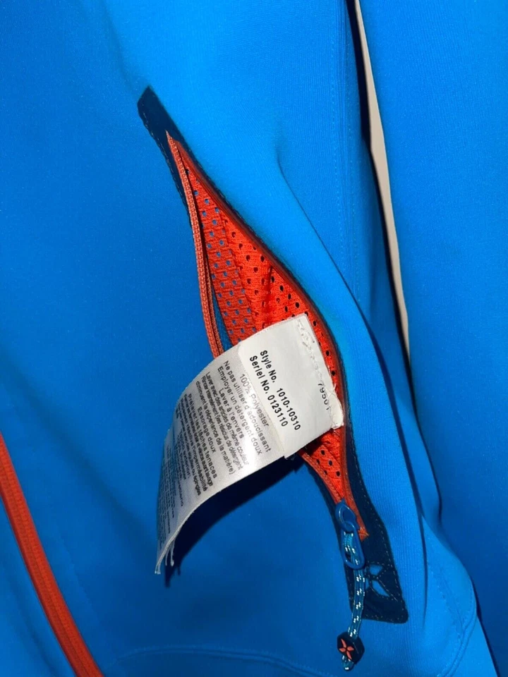 MAMMUT EIGER EXTREME ULTIMATE NORDPFEILER JACKET WINDSTOPPER MENS S CYAN £250RRP - Image 3 of 4