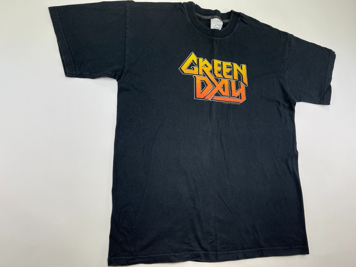 00s GREEN DAY ヴィンテージ Tシャツ L ブラック 00s GREENDAY T-shirt | What'z up