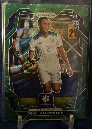 2024 Panini Prizm Copa America Denil Maldonado Green Wave Prizm RC #188 HONDURAS