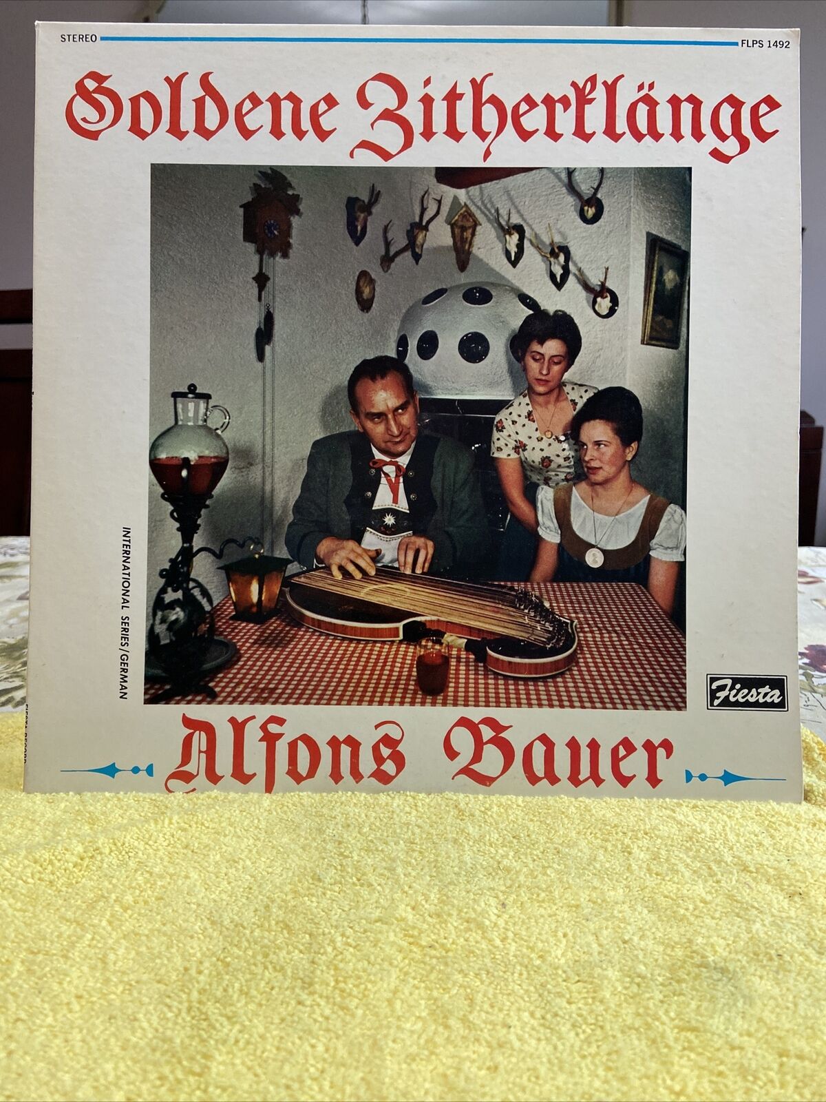 Alfons Bauer - Goldene Zitherflange -Fiesta Records,FLPS 1492,Free Shipping