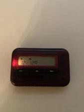 Vintage Motorola Cellular Pager Transparent Clip Beeper A05HNB5961AA WORKS