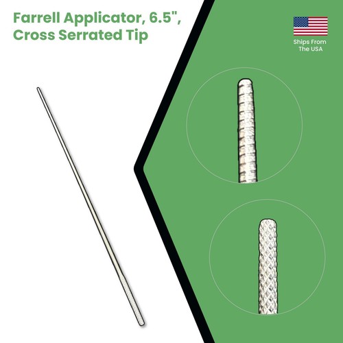 Farrell Applicator, 6.5", Cross Serrated Tip - Picture 2 of 8