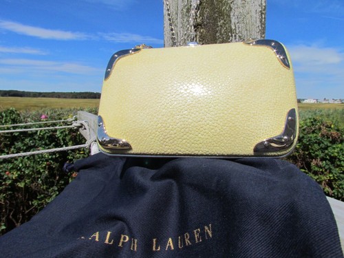 NEW RALPH LAUREN COLLECTION purse ITALY $4950 shagreen stingray minaudiere bag - Picture 12 of 12