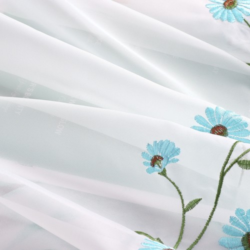 Cortinas de cristal cortinas de cocina Voile cortina de bistró cortina modernas tiendas cortas DE - Imagen 49 de 80