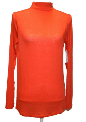 Nine West Women s Wool Blend Mockneck Long Sleeve Knit Top Size XL