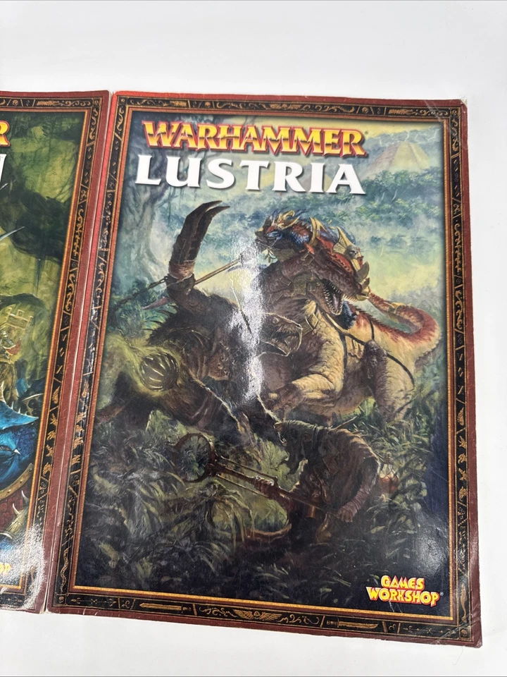 Lot Of 2 Warhammer Lizardmen & Lustria Campaign Supplement Books 2003/2004 WHFB - Image 3 of 4