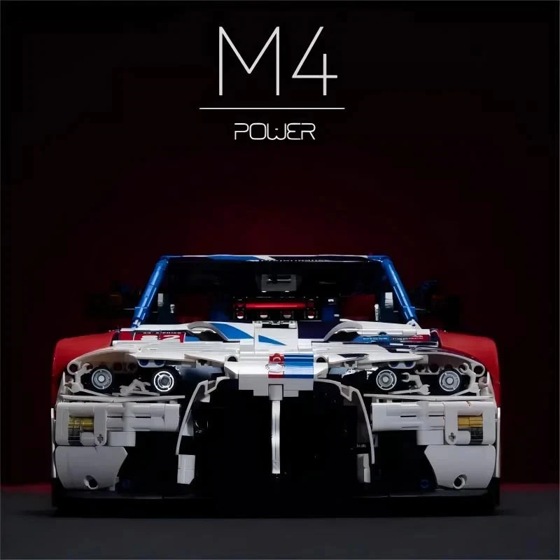 New BMW M4 Technic Race Car Set, 4,500 Pcs | 1:8 Scale - Image 3 of 4