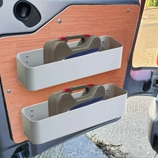 2PCS Caravan Camper Van Storage Pocket Boxes for Tool Storage Van Racking New )