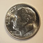 1952 **P ** ROOSEVELT SILVER DIME ** ** FREE SHIPPING! C1107