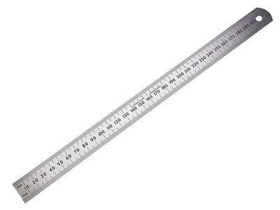 Rollins RST 300mm Edelstahl Präzisionslineal von Fisher 30cm Lineal MwSt inkl