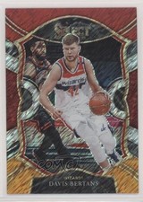 2020-21 Panini Select Concourse Red White Orange Shimmer Prizm Davis Bertans 5a4